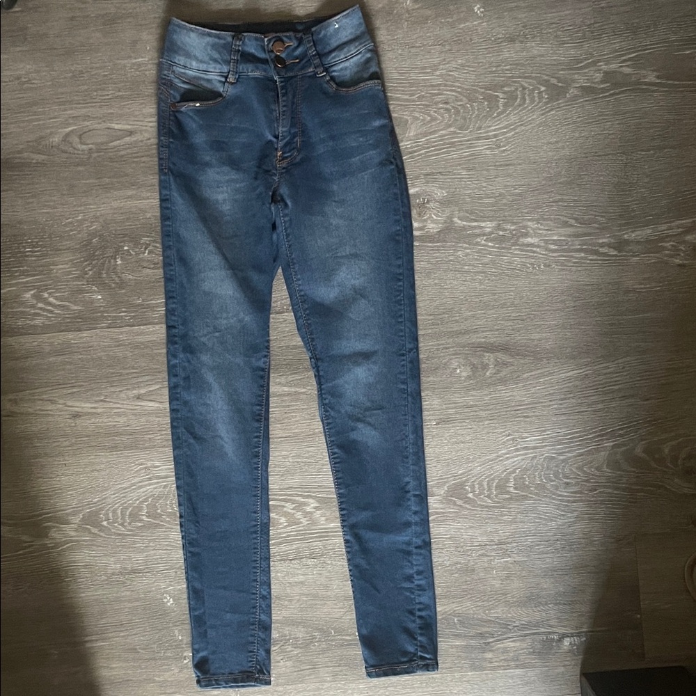 Hailey Dark Wash Skinny Jeans for Women
